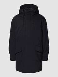 Parka met klepzakken, model 'cotton parka' van Marc O'Polo Denim Zwart - 8