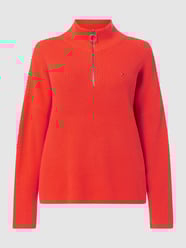 PLUS SIZE Troyer aus Bio-Baumwolle Modell 'Hayana' von Tommy Hilfiger Curve Orange - 35