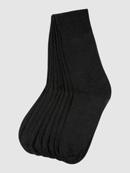 Socken mit Rippenbündchen im 9er-Pack von camano Grau - 48