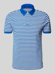 Custom Slim Fit Poloshirt mit Logo-Stitching von Polo Ralph Lauren Blau - 16