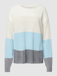 Strickpullover mit Allover-Muster von Christian Berg Woman Türkis - 33