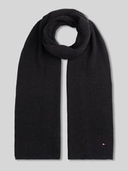 Schal aus Wolle Kaschmir mit Logo-Detail von Tommy Hilfiger - 17