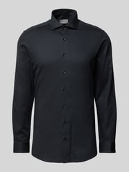 Koszula biznesowa o kroju slim fit z kołnierzykiem typu cutaway od ETERNA SLIM FIT - 2