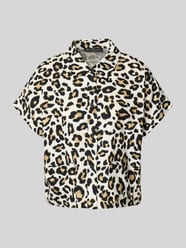 Boxy Fit Bluse aus Leinen-Viskose-Mix von Betty Barclay Beige - 9