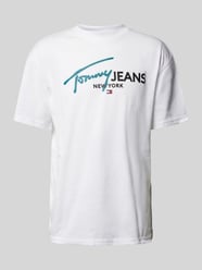 Regular fit T-shirt met labelprint van Tommy Jeans - 43