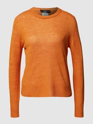 Strickpullover aus reinem Flachs Modell 'Volpino' von Weekend Max Mara Orange - 23