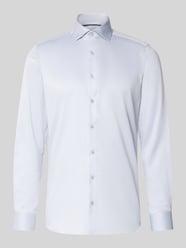 Slim fit zakelijk Hemd in eenkleurig design met Kentkraag van OLYMP Level 5 - 3