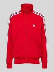 Sweatjacke mit Label-Stitching von adidas Originals Rot - 7