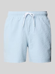 Zwembroek van seersucker met elastische band model 'MAUI OCEAN' van JACK & JONES - 46