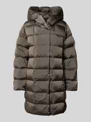 Schimmernder Steppmantel mit Kapuze von Calvin Klein Womenswear Beige - 14