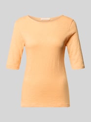 T-Shirt mit U-Boot-Ausschnitt von Christian Berg Woman Orange - 22