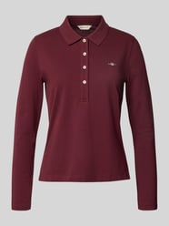 Longsleeve mit Umlegekragen von Gant Bordeaux - 46