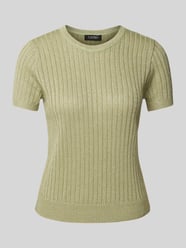 T-Shirt mit Leinen-Anteil in Strick-Optik Modell 'EYELAH' von Lauren Ralph Lauren - 10