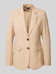 Blazer mit Reverskragen von More & More Beige - 36