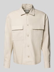 Regular fit overhemdjack met borstzakken van CK Calvin Klein Beige - 18