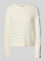 Sweter z dzianiny o kroju relaxed fit z obniżonymi ramionami od Tom Tailor Denim - 16