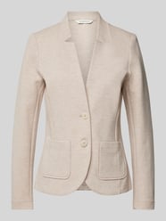 Shaped Fit Blazer aus Baumwoll-Mix mit Ottoman-Struktur von Tom Tailor Beige - 27