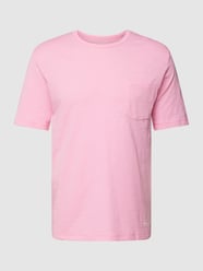 T-Shirt mit Brusttasche von Marc O'Polo Pink - 7