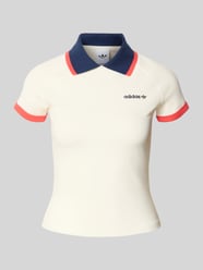 Slim Fit Poloshirt mit Label-Stitching von adidas Originals - 26