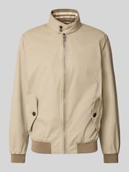Jacke mit Stehkragen und Eingrifftaschen von Christian Berg Men Beige - 47