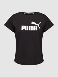 T-shirt PLUS SIZE z nadrukiem z logo od PUMA Performance Plus Czarny - 7