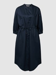 Midikleid mit Tunnelzug und Bindegürtel Modell 'SHEREE' von MaxMara Leisure Blau - 26