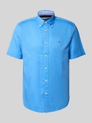 Regular fit vrijetijdsoverhemd van een mix van katoen en linnen van Tommy Hilfiger - 15