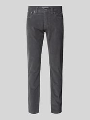 Tapered Fit Cordhose Modell 'Lyon' von Pierre Cardin Grau - 13