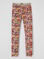 Legging met bloemenmotief  van Scotch & Soda Rood - 43