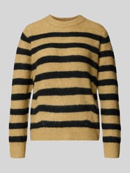 Sweter z dzianiny z okrągłym dekoltem model ‘THORA’ od MOS MOSH - 1