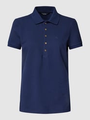 Poloshirt mit Label-Stitching von Lauren Ralph Lauren Blau / Türkis - 6