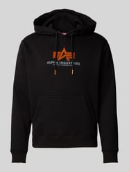 Hoodie mit Kapuze von Alpha Industries Schwarz - 27