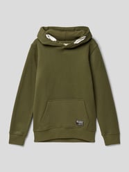 Hoodie in used-look van Garcia Groen - 23