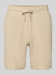 Szorty dresowe o kroju loose fit z mieszanki bawełny ekologicznej model 'KIAN' od ONLY & SONS - 8