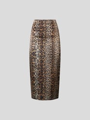 Midirock mit Animal-Print von ROTATE BIRGER CHRISTENSEN Beige - 43