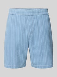 Shorts mit Strukturmuster und elastischem Bund von REVIEW - 19