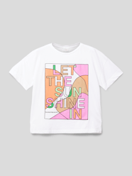 T-shirt met motiefprint van s.Oliver RED LABEL Wit - 6