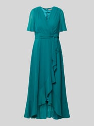 Cocktailkleid in Wickel-Optik mit Volantsaum von Christian Berg Cocktail - 12