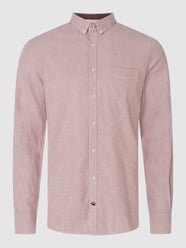 Regular Fit Business-Hemd aus Twill von Colours & Sons Rot - 42