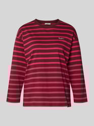 Bluzka z długim rękawem o kroju comfort fit z czystej bawełny model ‘BANILLA’ od Pepe Jeans - 20