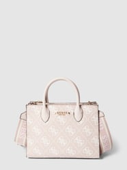 Tote Bag mit Label-Applikation Modell 'SATCHEL' von Guess Rosa - 11