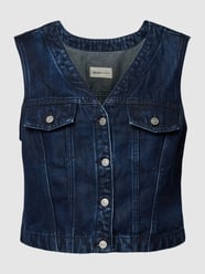 Jeansgilet met klepzakken van Tom Tailor Denim Blauw / turquoise - 7