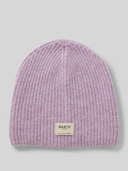 Beanie mit Label-Patch Modell 'Darty' von Barts Lila - 37