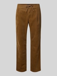 Regular fit corduroy broek met tunnelkoord van MCNEAL - 36