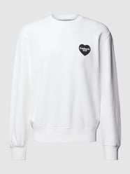 Sweatshirt mit Label-Print Modell 'HEART BANDANA' von Carhartt Work In Progress Weiß - 16