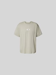 T-Shirt mit Label-Detail von MM6 Maison Margiela Beige - 3