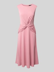 Sukienka midi z wiązanym detalem model ‘TESSANNE’ od Lauren Ralph Lauren Fuksjowy - 10