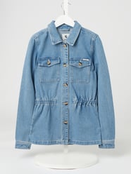 Jeansjacke mit Print  von Garcia Blau / Türkis - 11