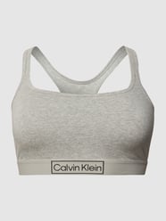 Bustier mit Brand-Schriftzug von Calvin Klein Underwear Silber - 20