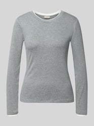 Longsleeve z domieszką wiskozy model 'ALVIN' od FREE/QUENT - 1
